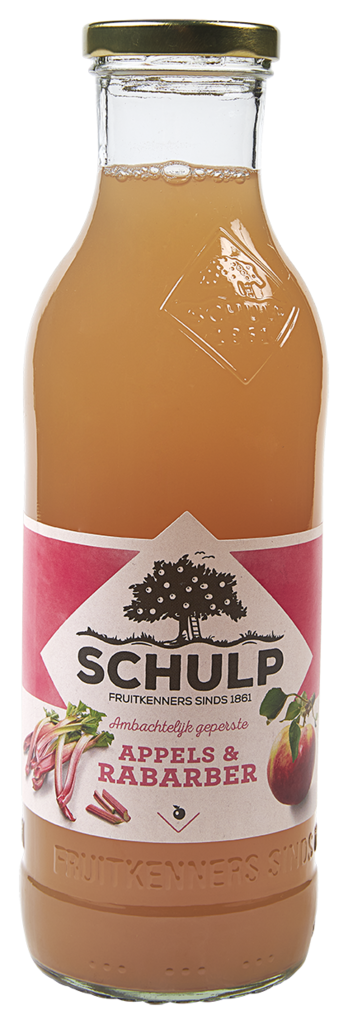 Schulp biologisch appel rabarber sap