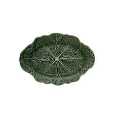 Bordallo Pinheiro large server green cabbage 43 cm platter