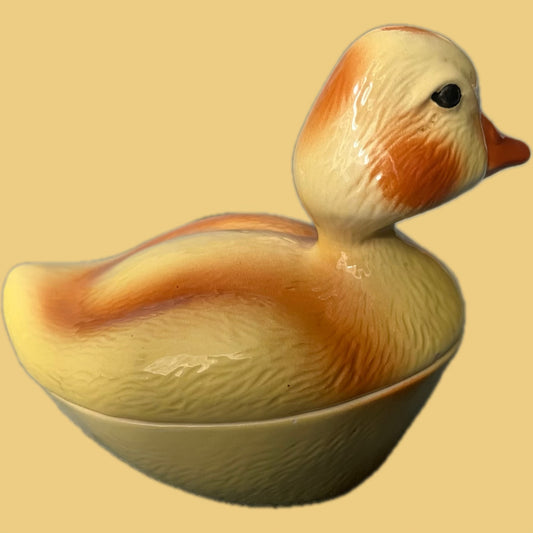 Vintage duckling tureen Michel Caugant