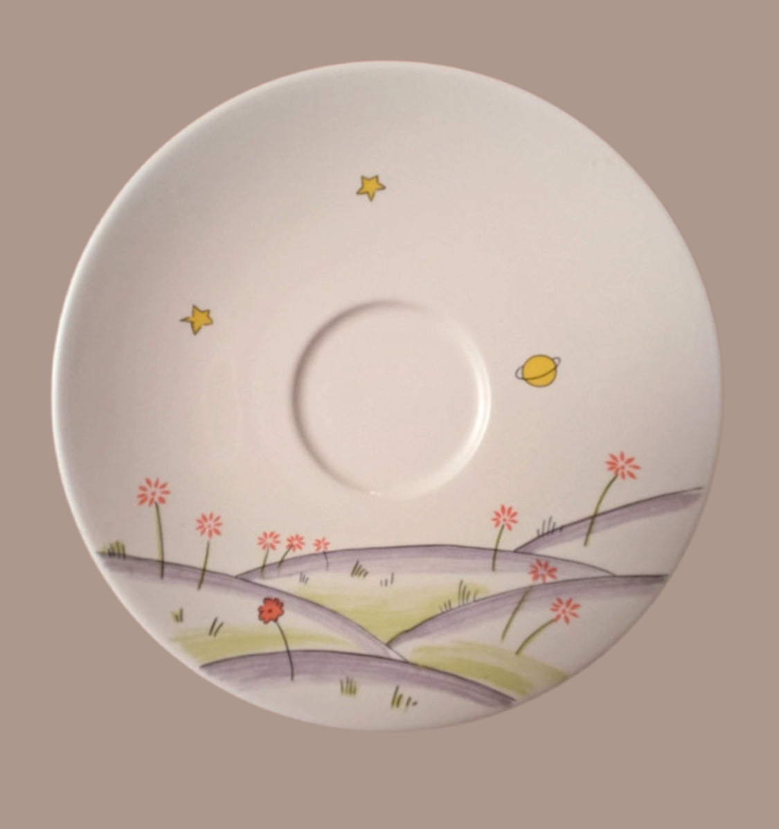 Gien Le Petit Prince vintage saucer 15 cm