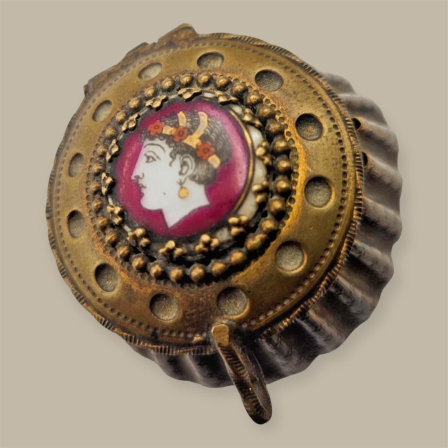 “Antique Woman’s Portrait Snuff Box 19th Century”