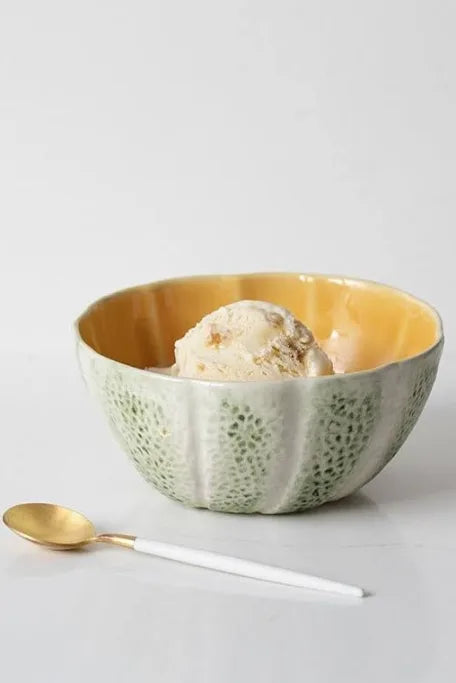 Bordallo Pinheiro cantaloupe bowl 13 cm