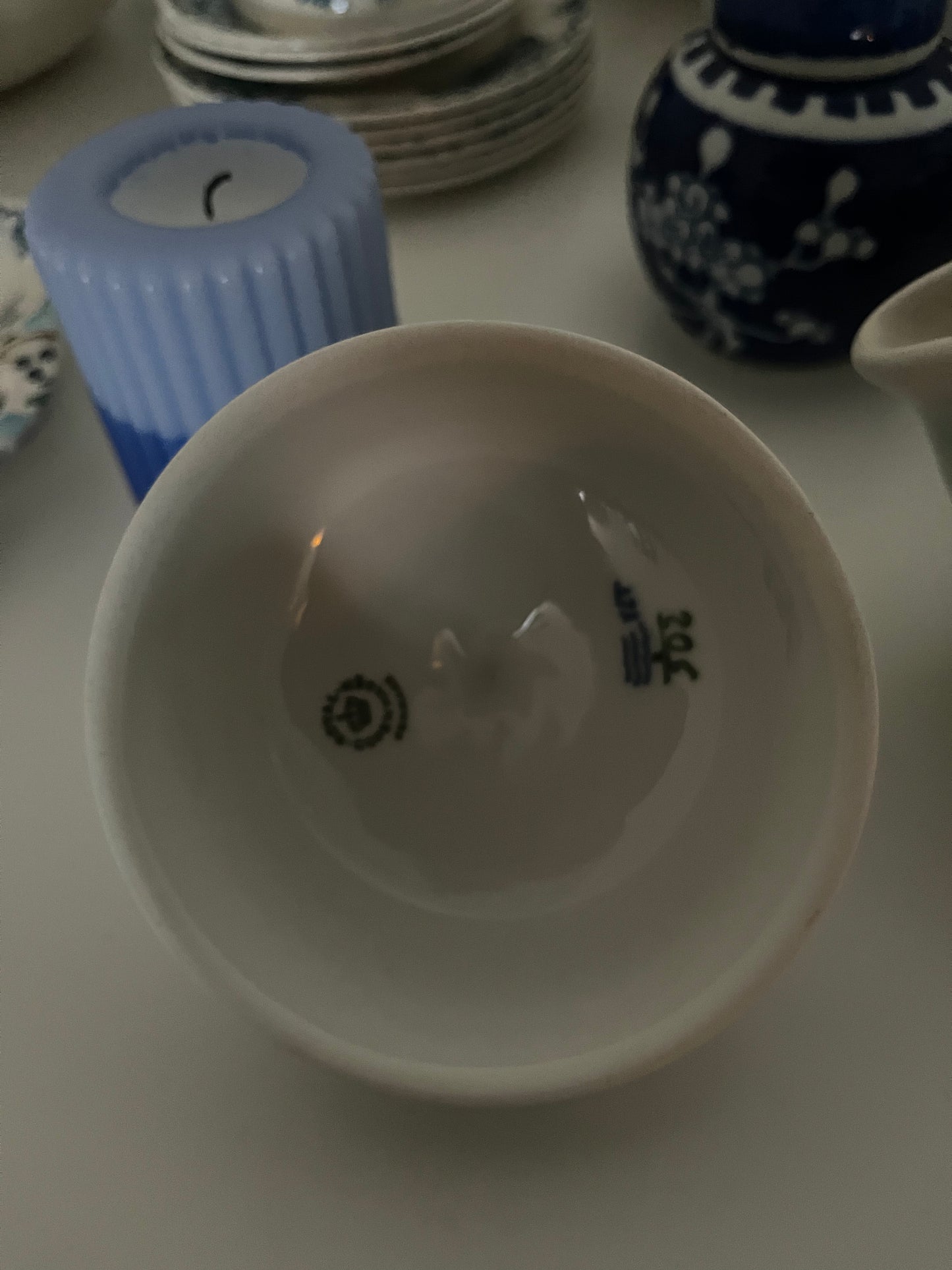 Royal Copenhagen Blue Fluted Half Lace butter dish cover