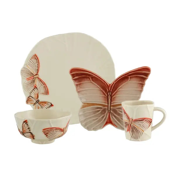 Large mug Cloudy Butterflies by Claudia Schiffer for Bordallo Pinheiro