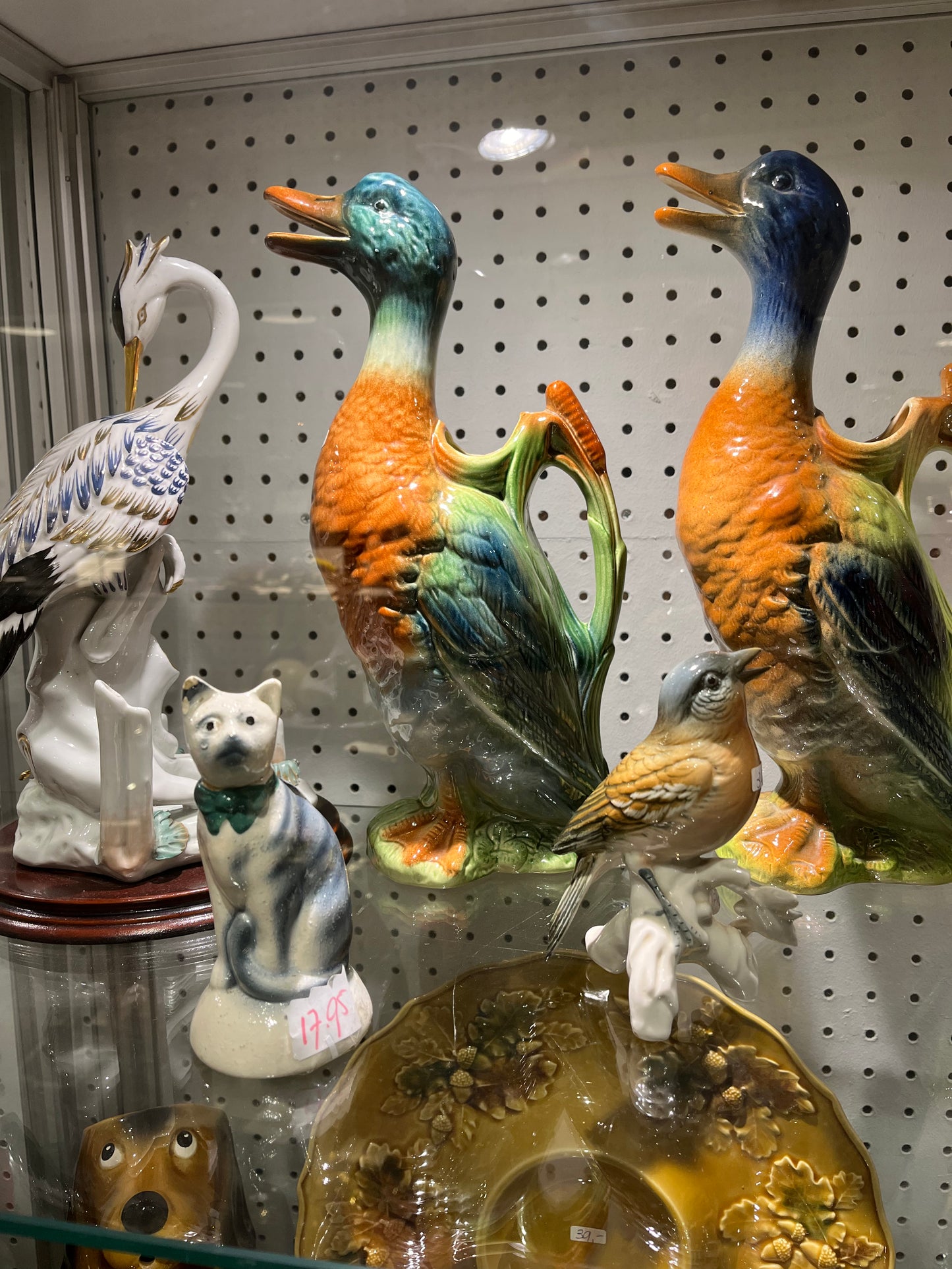 Saint Clement figural duck pitcher