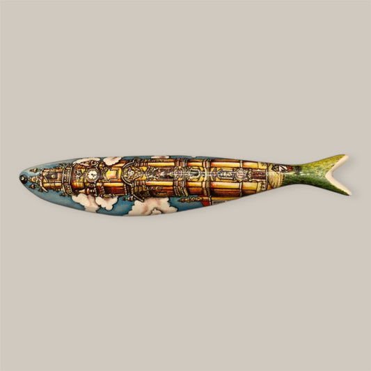 Sardine Bordalo Pinheiro faience Portugal