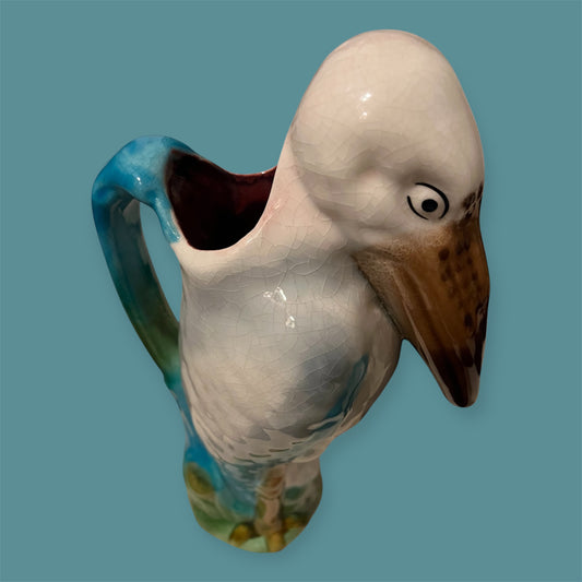 Rare antique bird pitcher