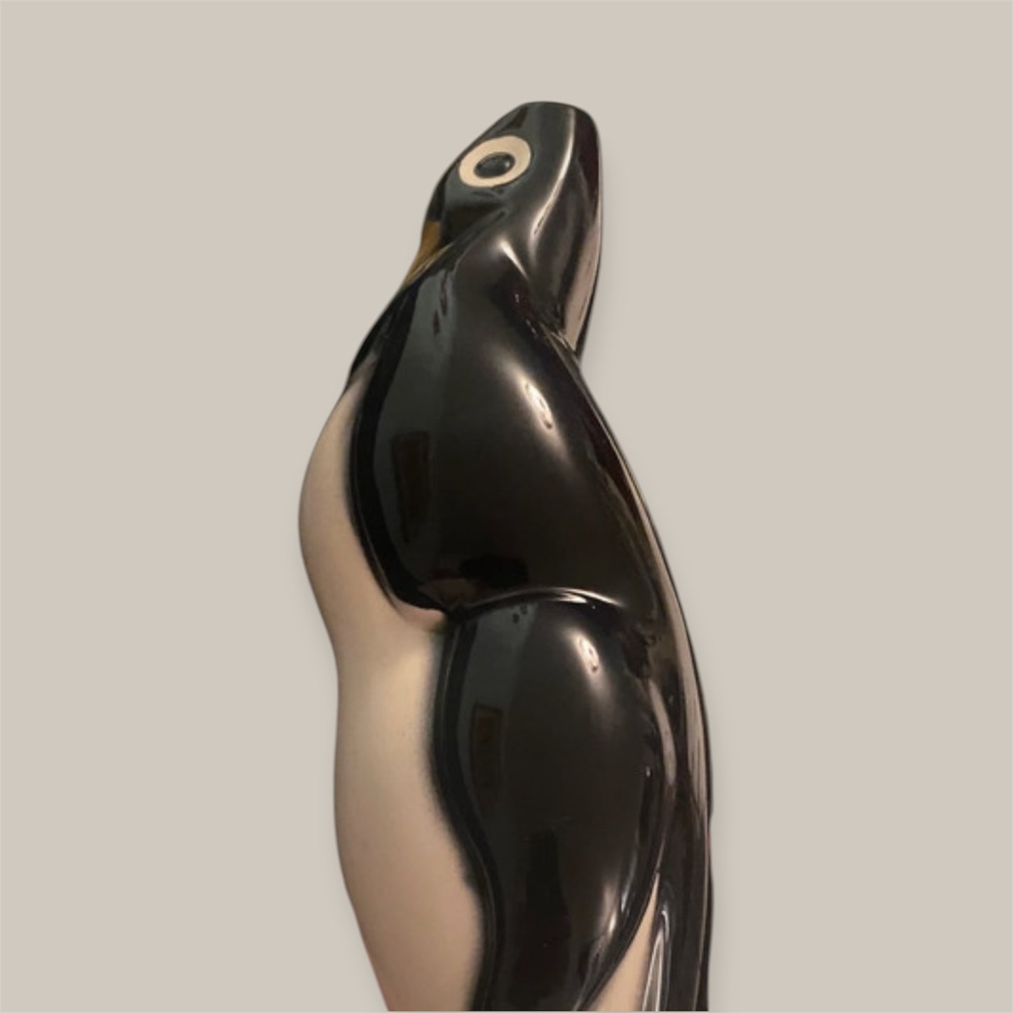 Saint Clement France very rare solifleur penguin vase 1920s