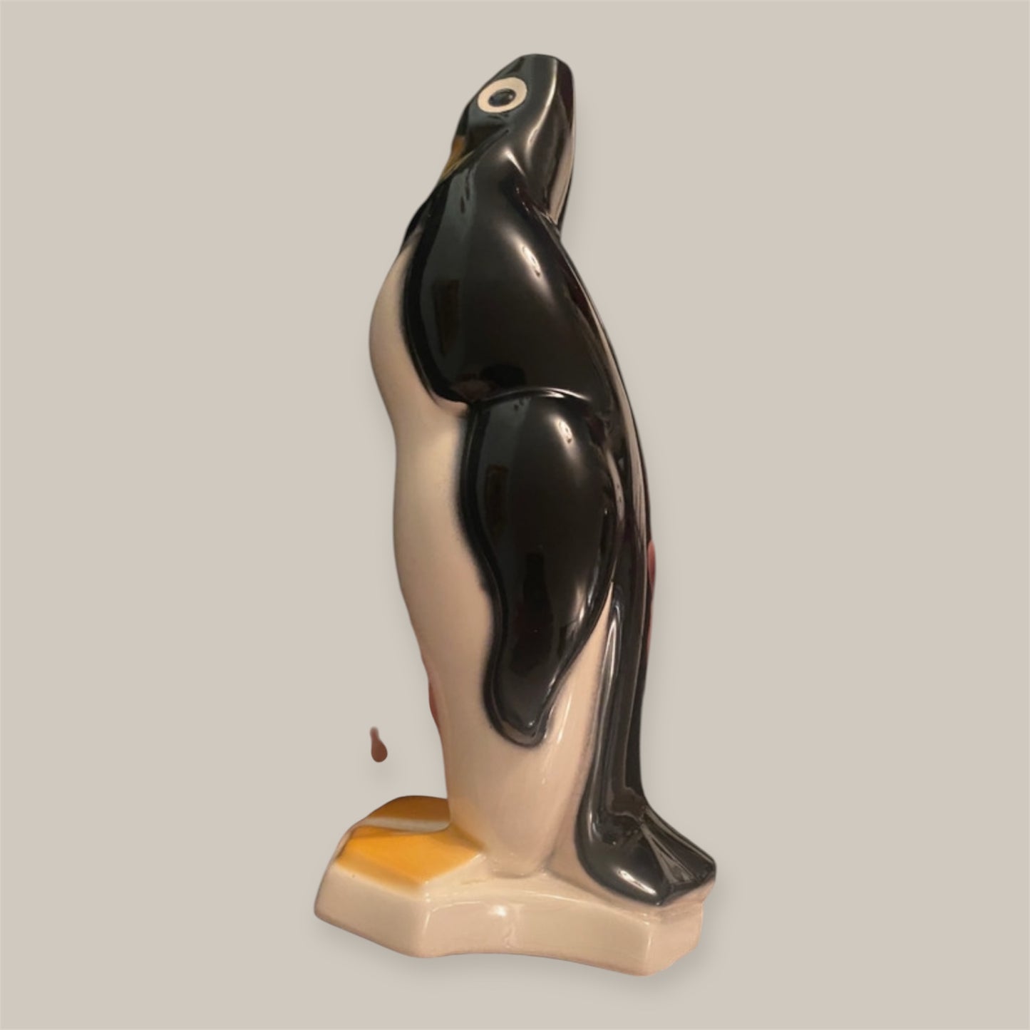 Saint Clement France very rare solifleur penguin vase 1920s