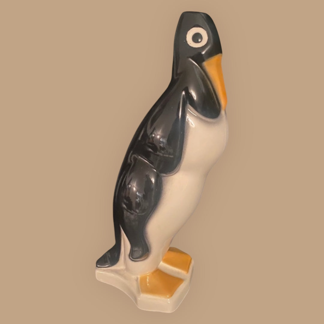 Saint Clement France very rare solifleur penguin vase 1920s