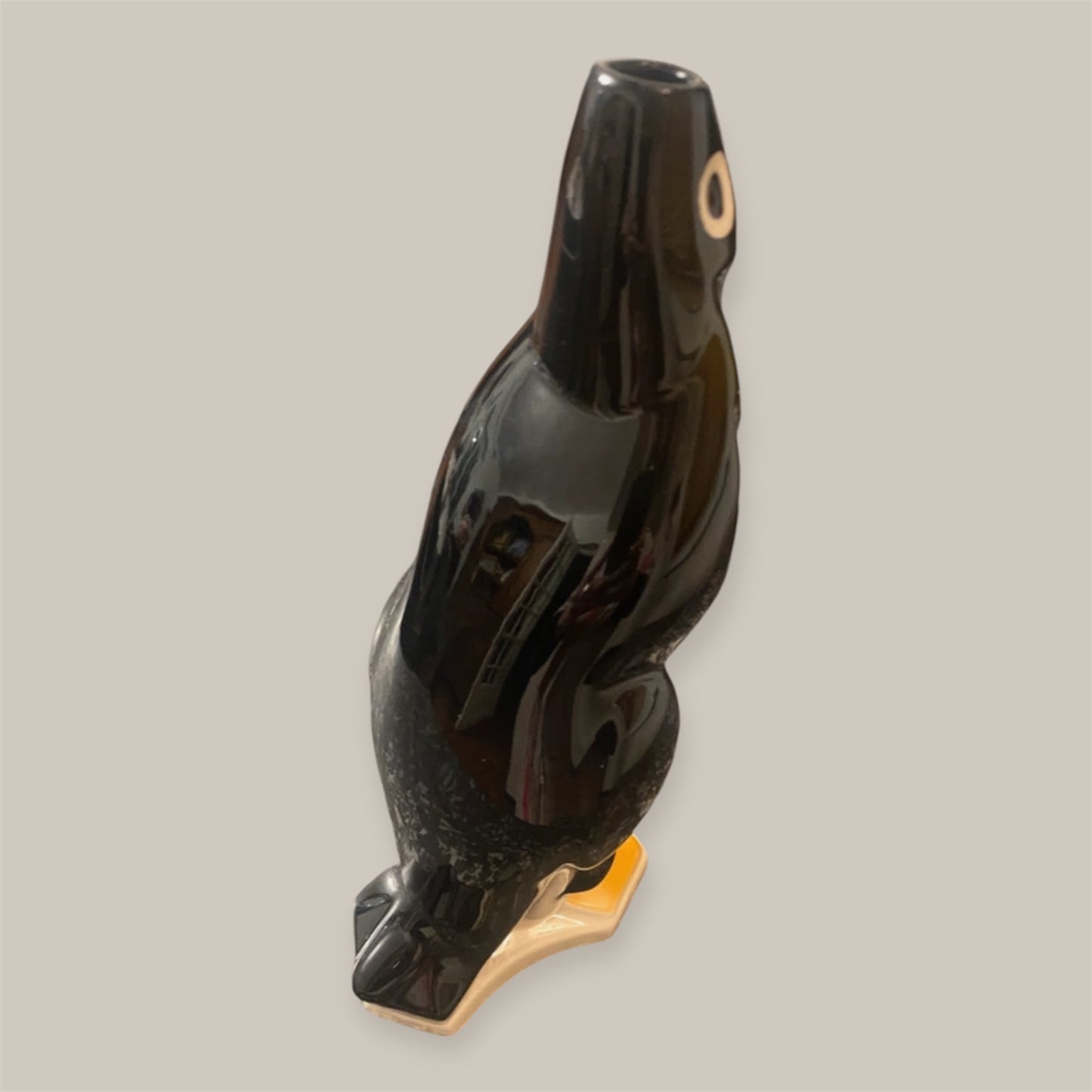 Saint Clement France very rare solifleur penguin vase 1920s