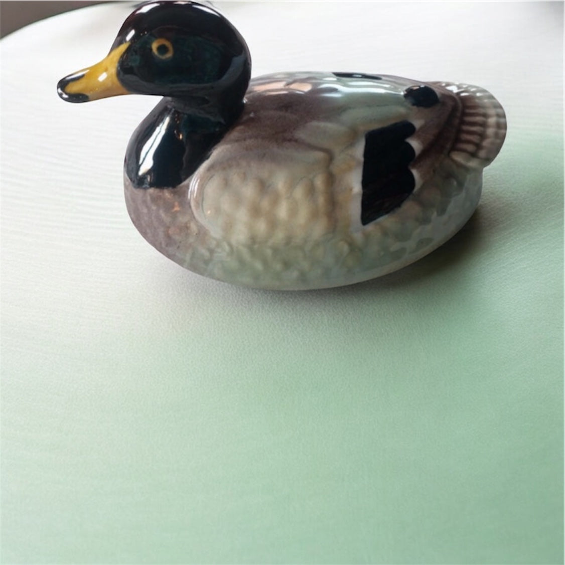 Secla vintage faience duck tureen small