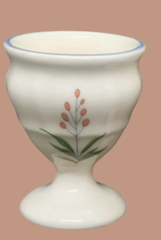 Gien egg cup Oiseaux de Paradis preloved