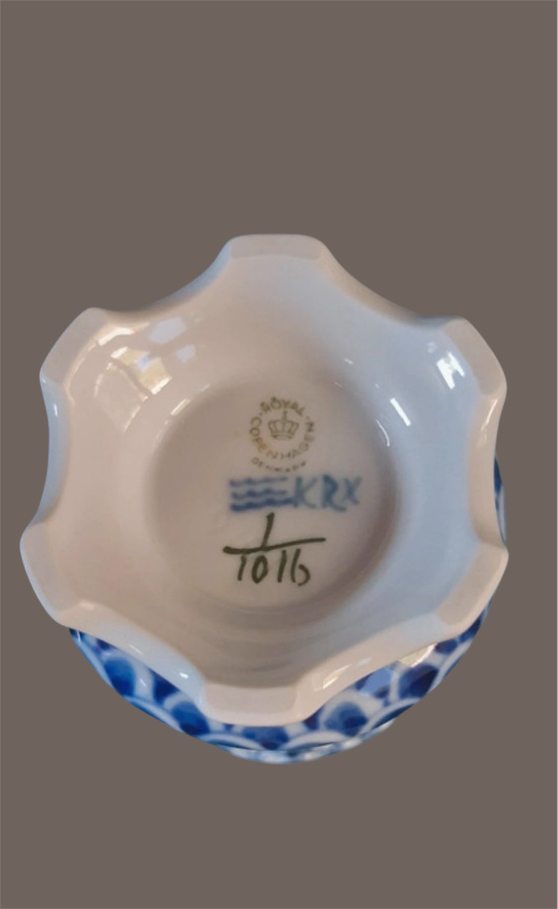 Royal Copenhagen full lace small vase