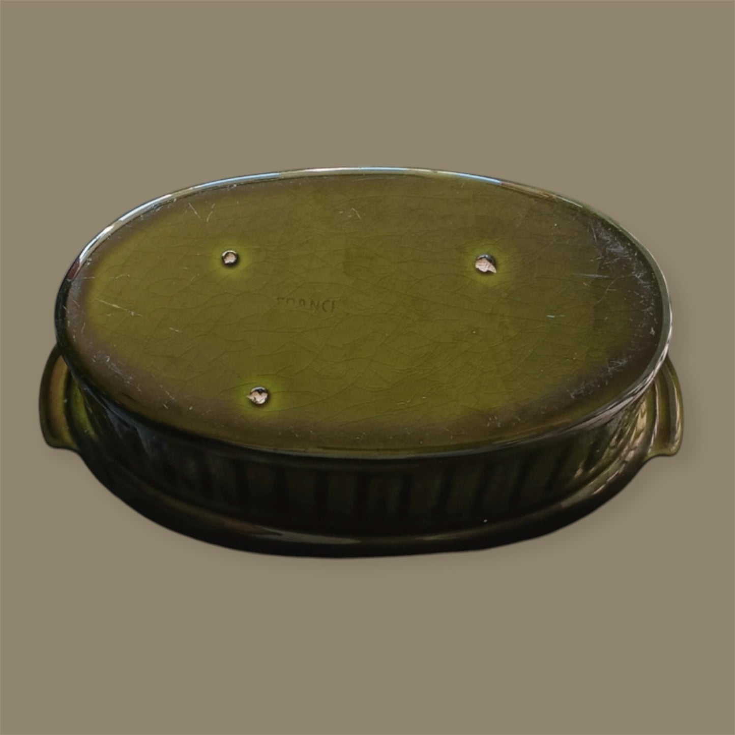 Antique french majolica wild boar tureen