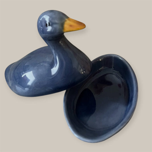 Blue smallest tureen Michel Caugant