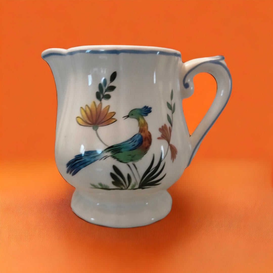 Gien oiseaux de Paradis milk jug