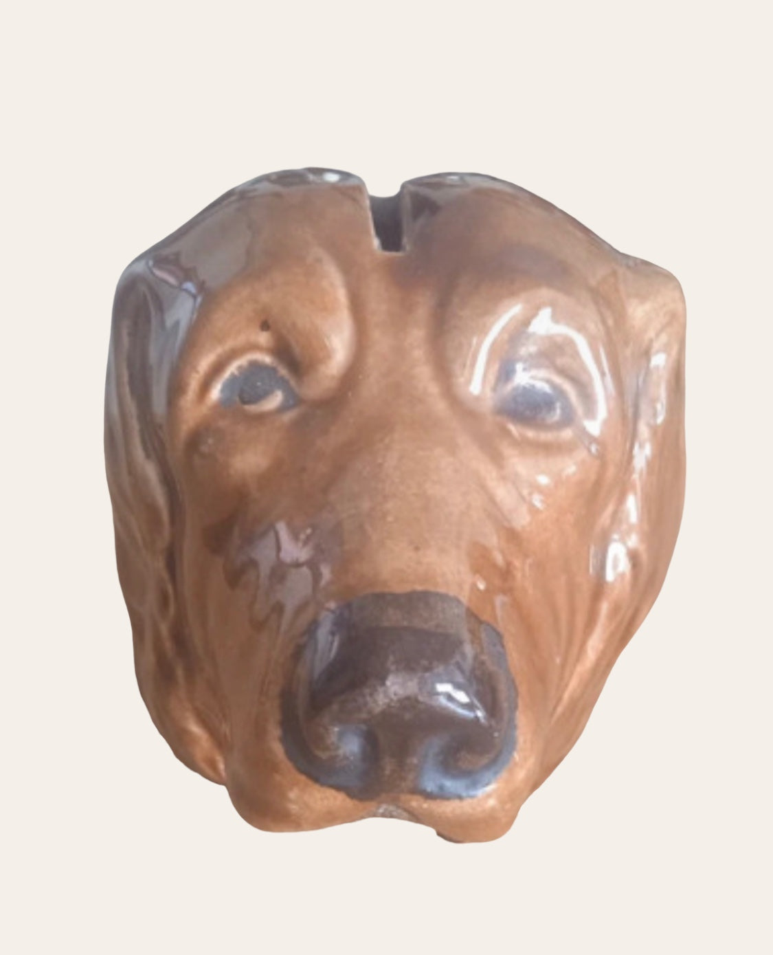 Antique dog coin bank Orchies