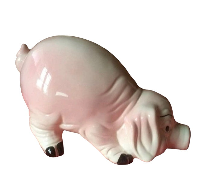 Vintage X- large coin bank pig