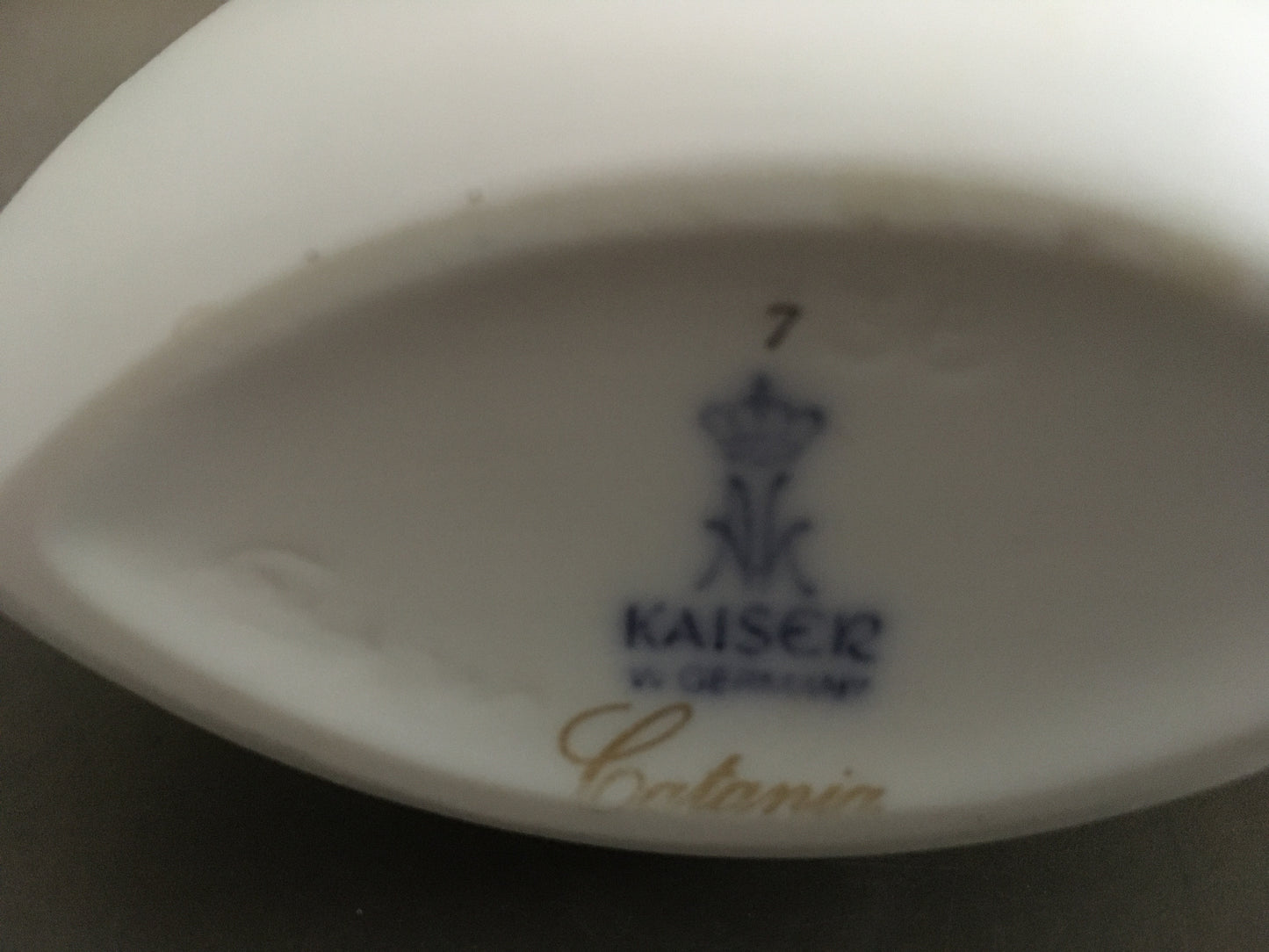 Kaiser West Germany biscuit porcelain small vase