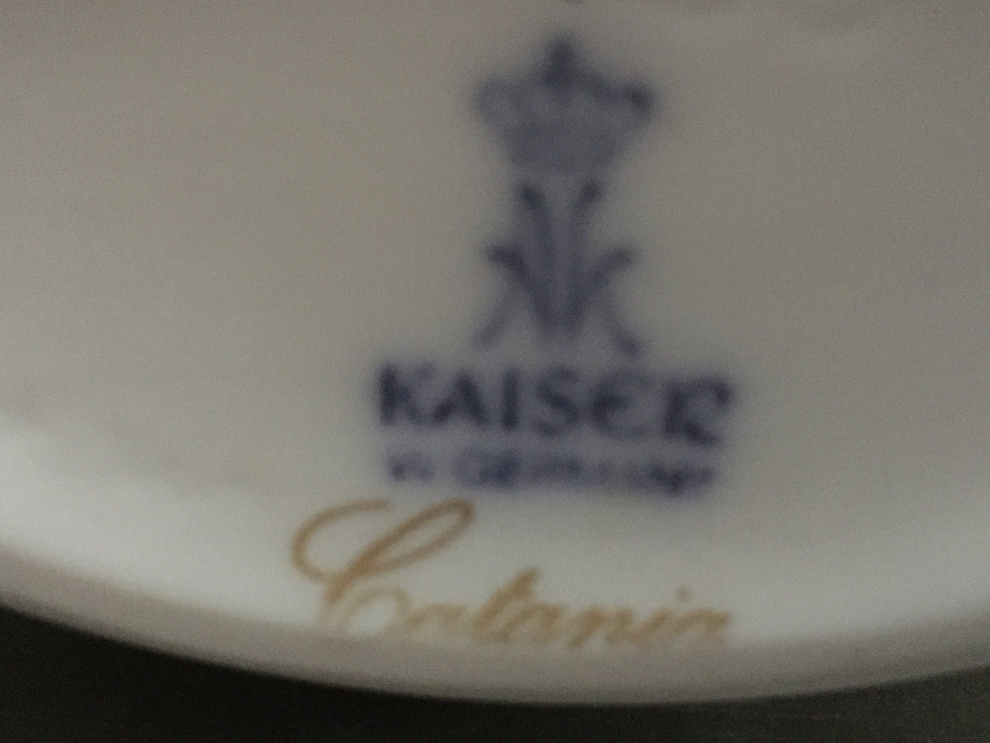 Kaiser West Germany biscuit porcelain small vase