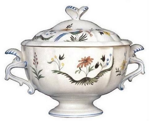 Soup Tureen 3L Gien Oiseaux de Paradis