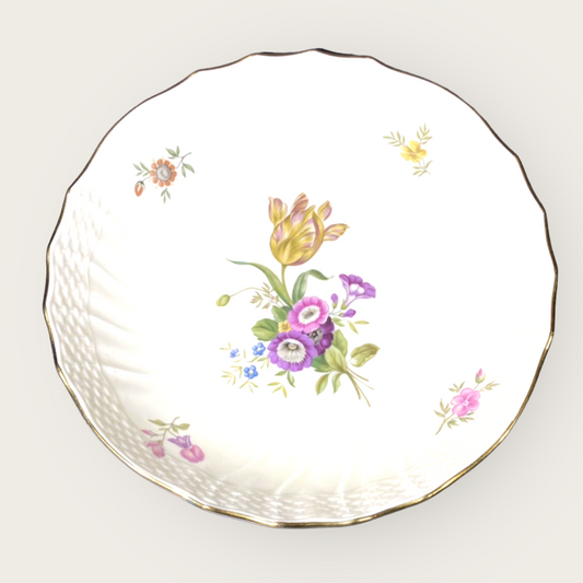 Royal Copenhagen bowl floral decor 21 cm