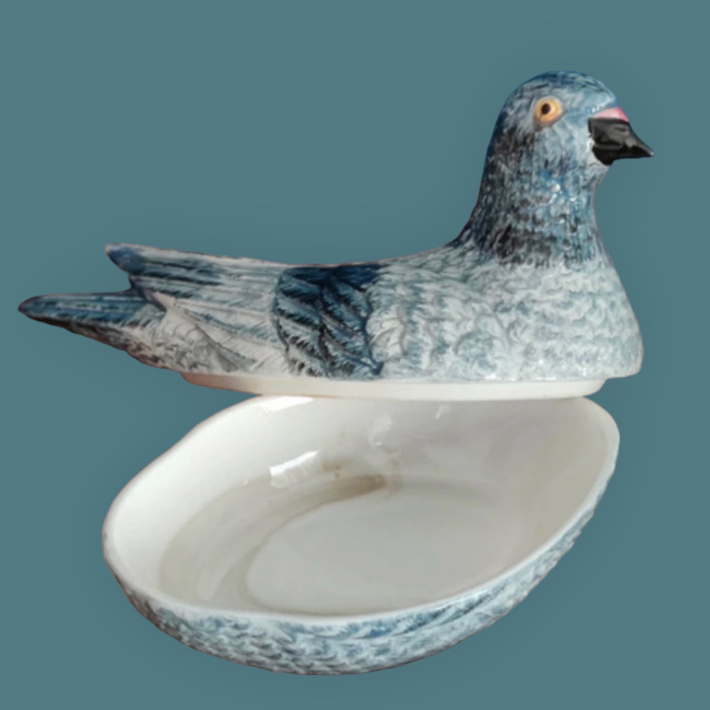 Michel Caugant pigeon tureen