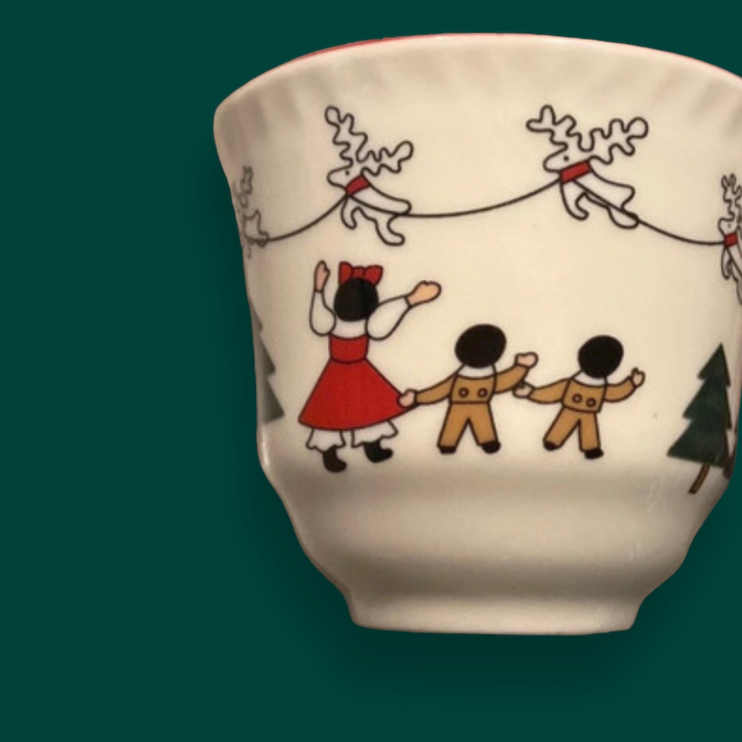 Mason’s Christmas Village cup saucer