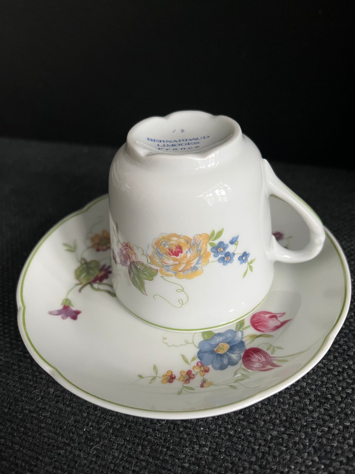 Limoges Bernardaud cup and saucer