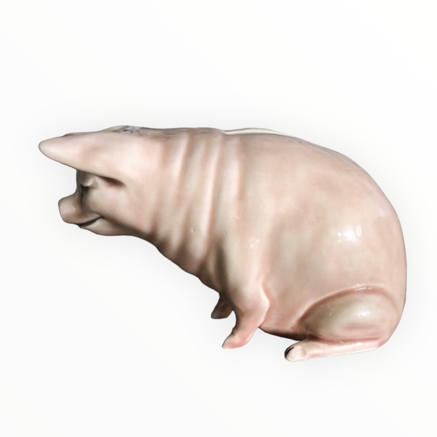 very rare Pig coin bank antique