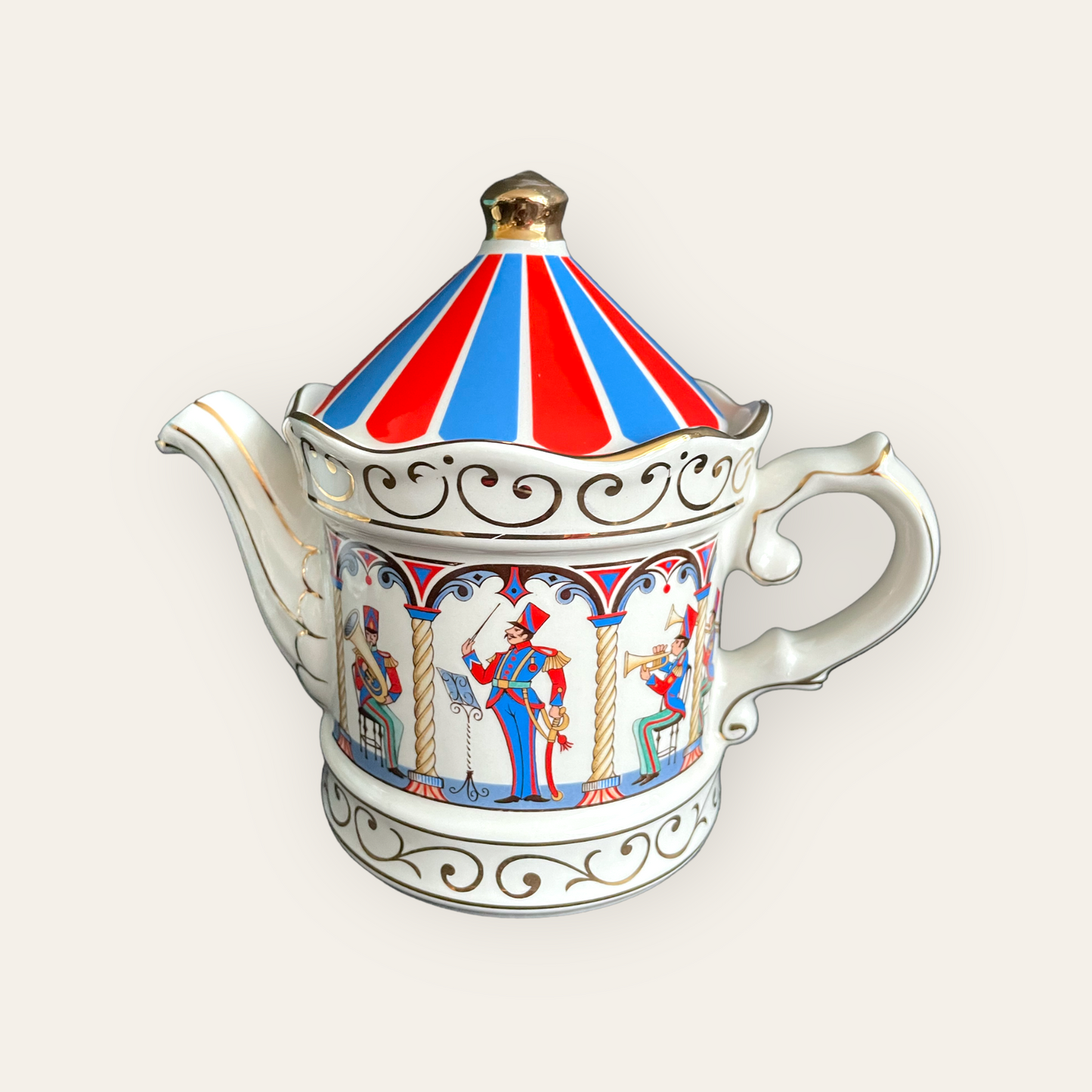 Sadler Tivoli teapot BandStand 4401