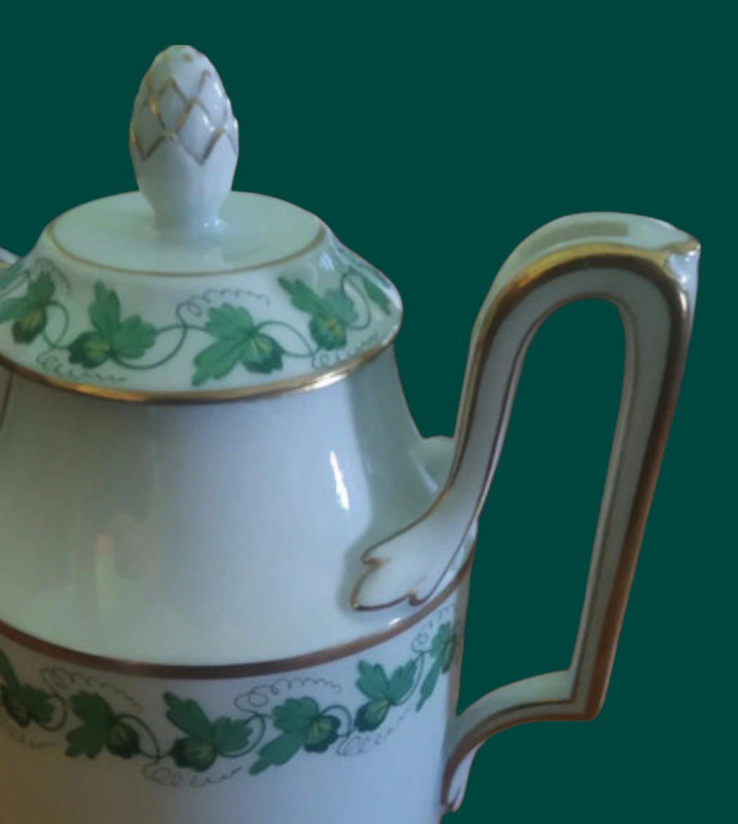 Augarten vine leaf antique coffeepot