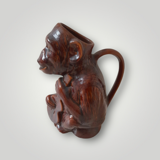 Majolica Monkey Pitcher