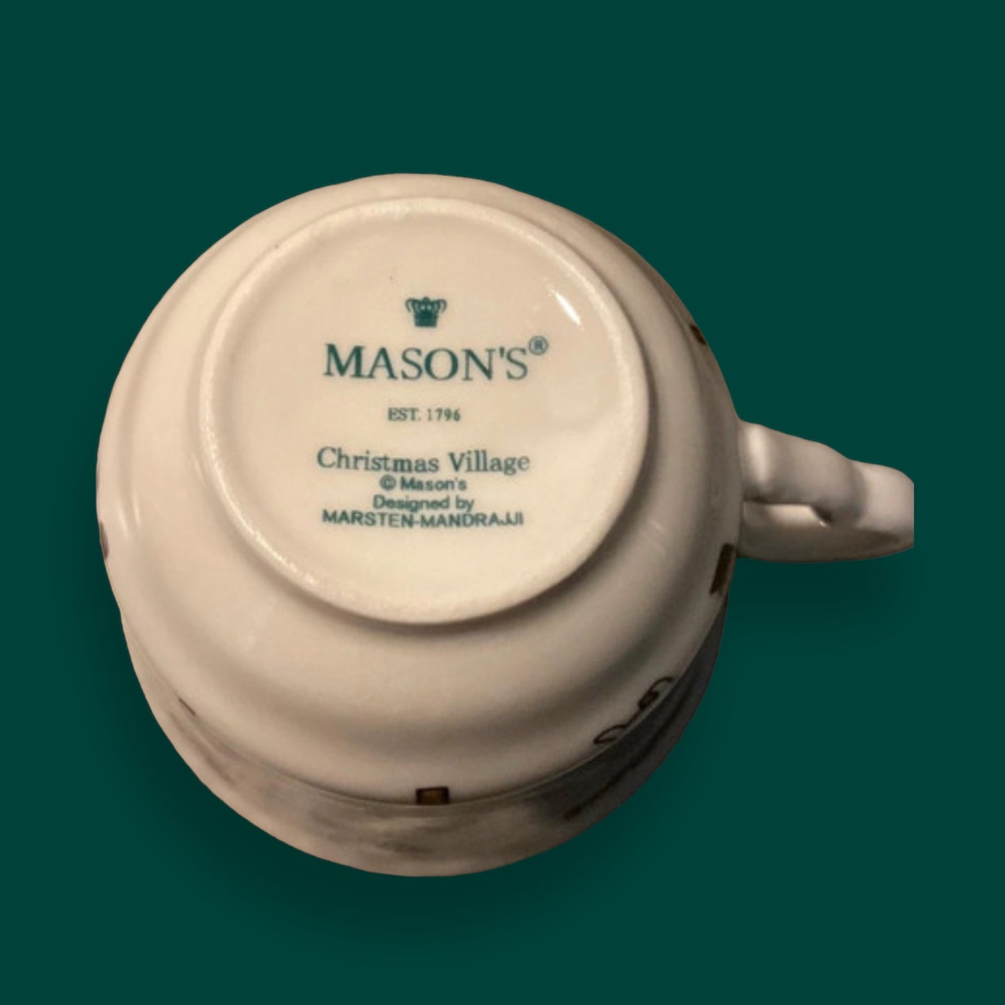 Mason’s Christmas Village cup saucer