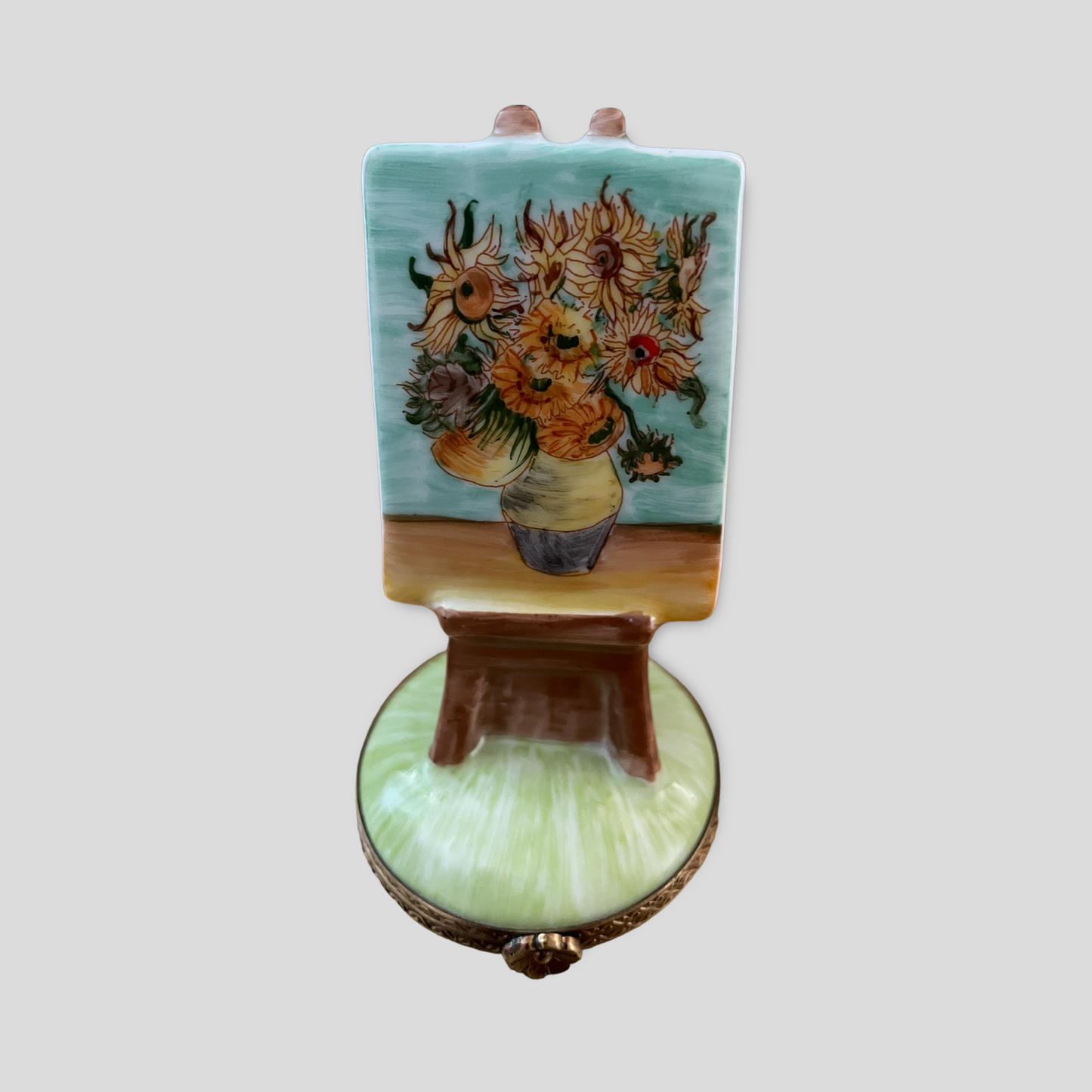 Limoges trincketbox Sunflowers van Gogh