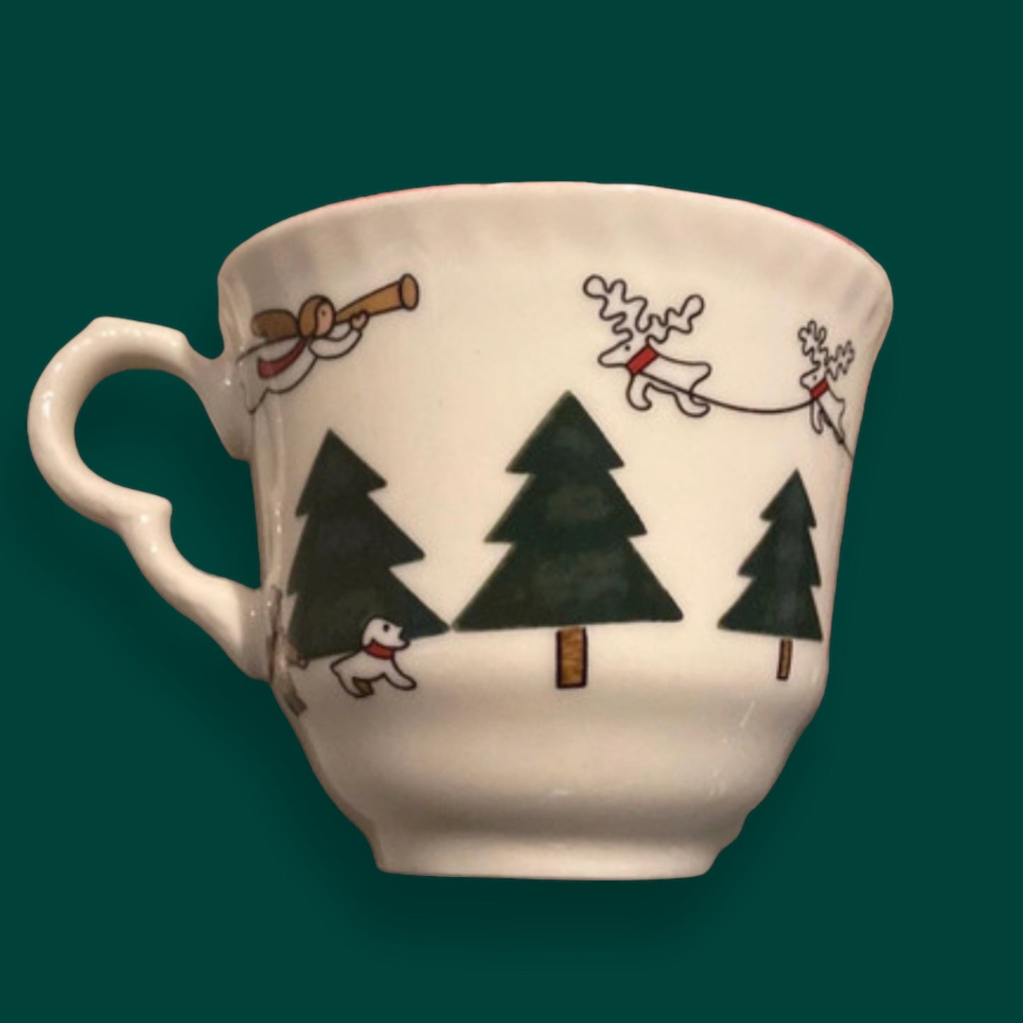 Mason’s Christmas Village cup saucer