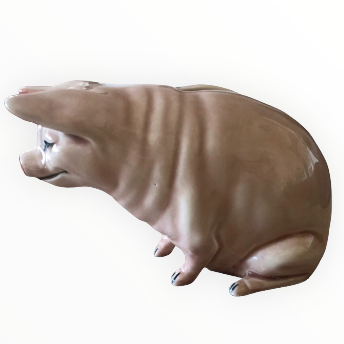 very rare Pig coin bank antique