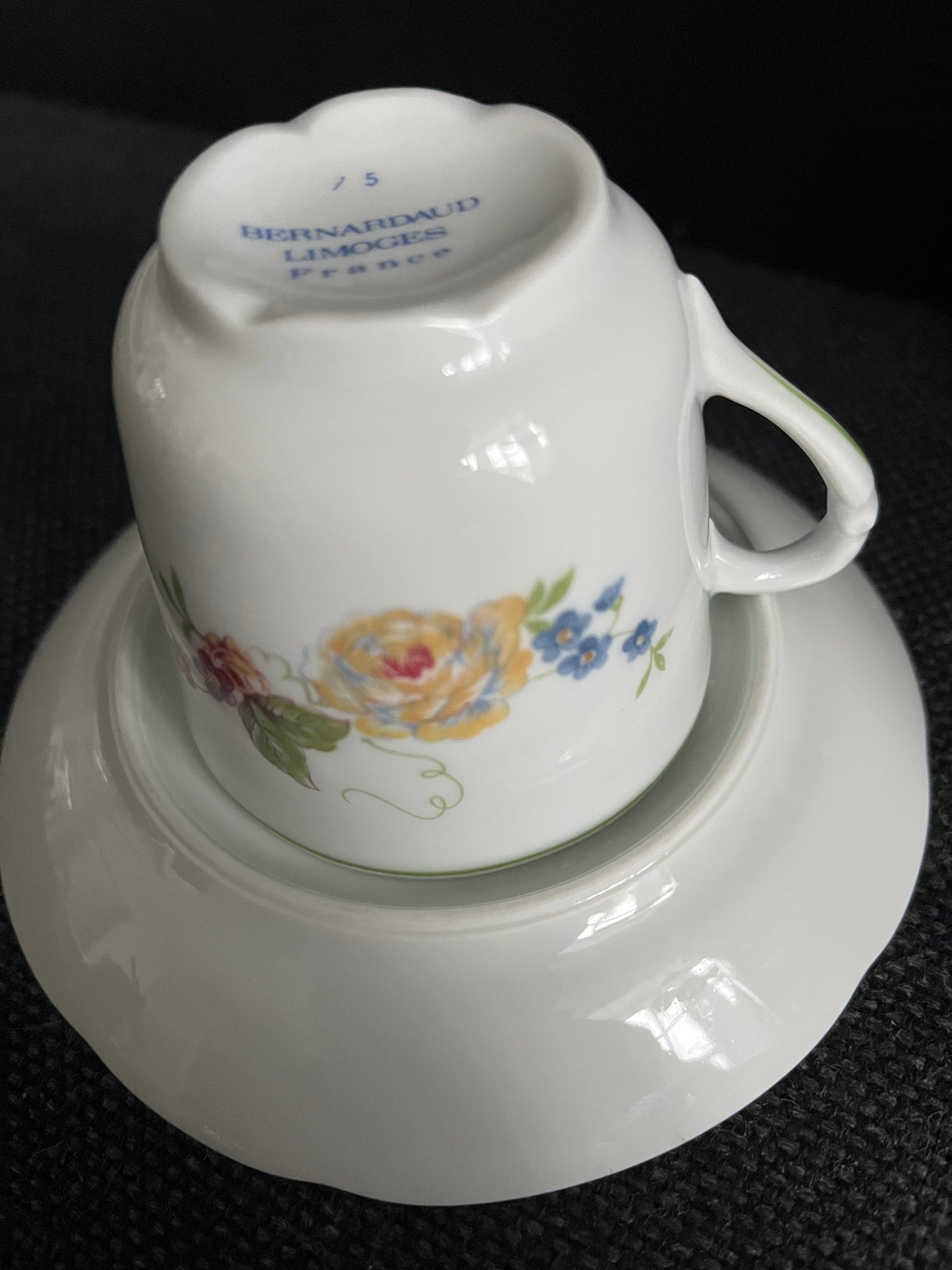 Limoges Bernardaud cup and saucer